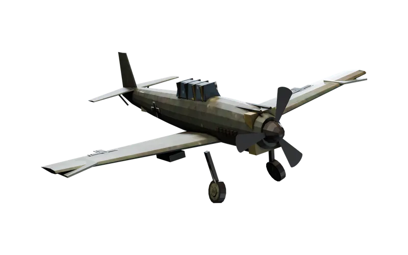 Messerschmitt 109 / Studyjne rendery modeli z gry