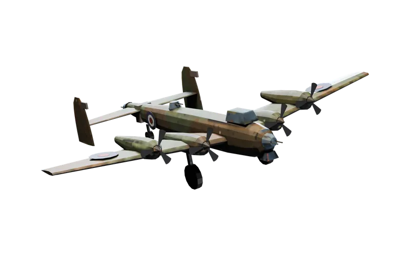 Avro Lancaster / Studyjne rendery modeli z gry