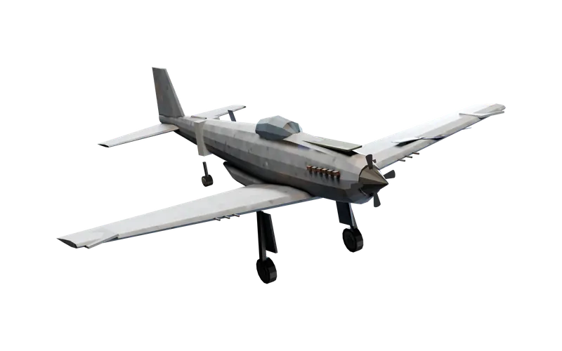 P-51 / Studyjne rendery modeli z gry