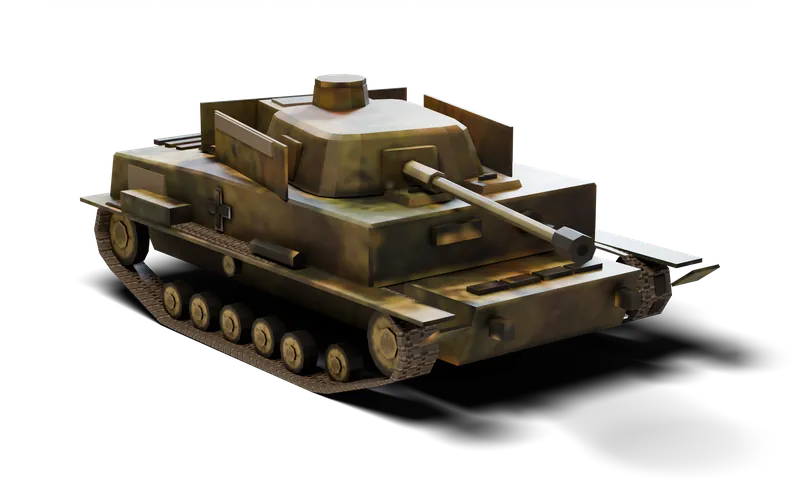 Panzer IV / Studyjne rendery modeli z gry