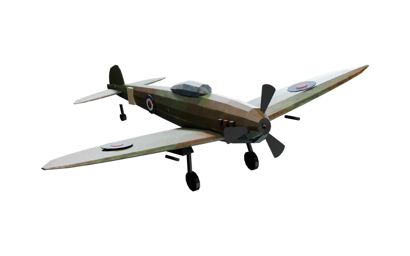 Spitfire / Studyjne rendery modeli z gry