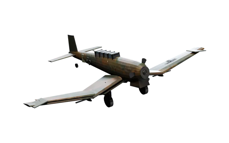 Stuka / Studyjne rendery modeli z gry
