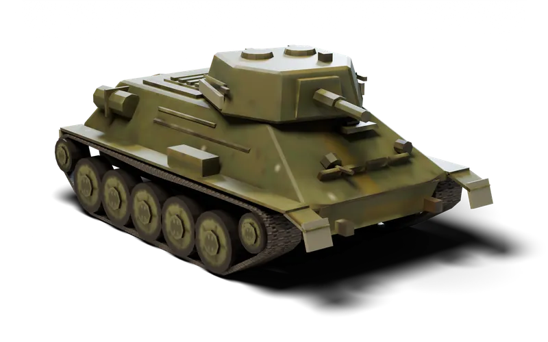 T-34 / 游戏内模型的工作室渲染图