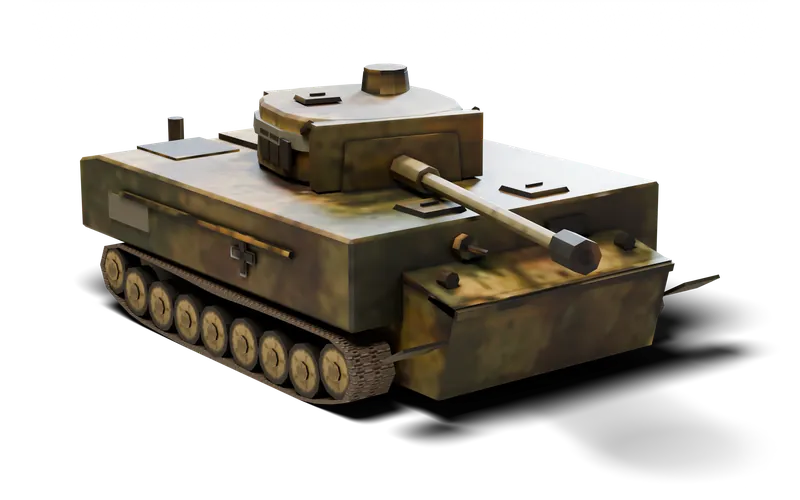 Tiger / 游戏内模型的工作室渲染图